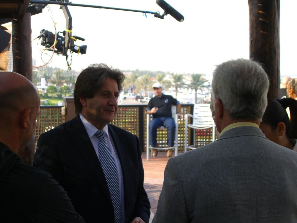 On the set of Good morning UAE